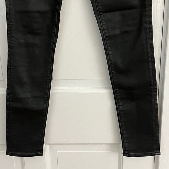 AG ADRIANO GOLDSCHMIED Legging Ankle Super Skinny Leatherette Jean Size 24R New - Picture 6 of 16